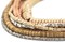 Metal Spacer Bead Bundle – 8 Strand Set | Approx. 3000 Brass, Copper & Silver-Color Heishi, Donut & Round Beads | Top-Selling Styles for Jewelry Making & Crafts